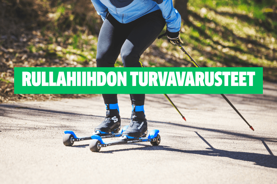 turvavarusteet rullahiihtoon